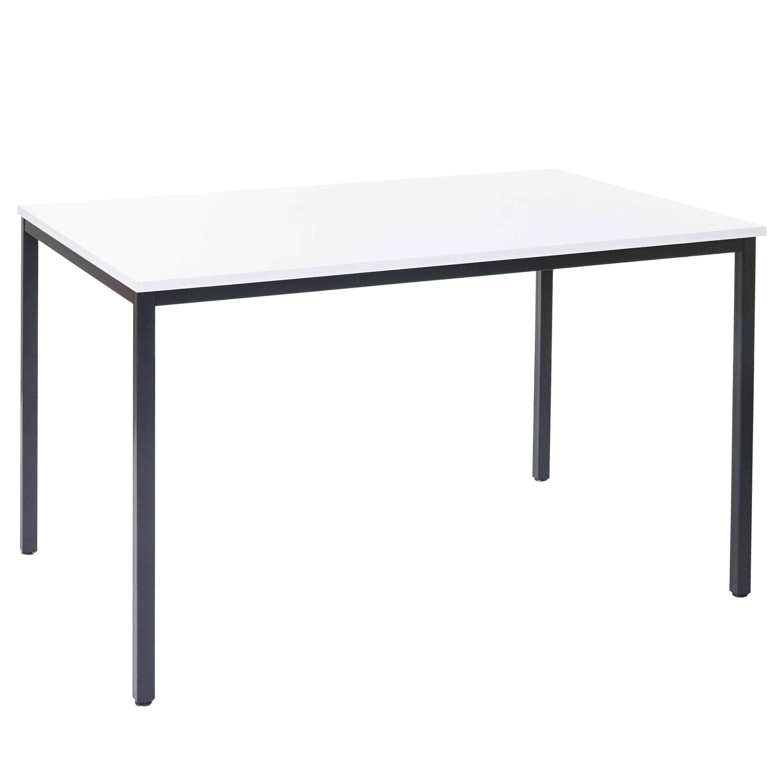 SCHREIBTISCH PETRILA eckig Weiß - Weiß, Holzwerkstoff (80/120/75cm) - MCW