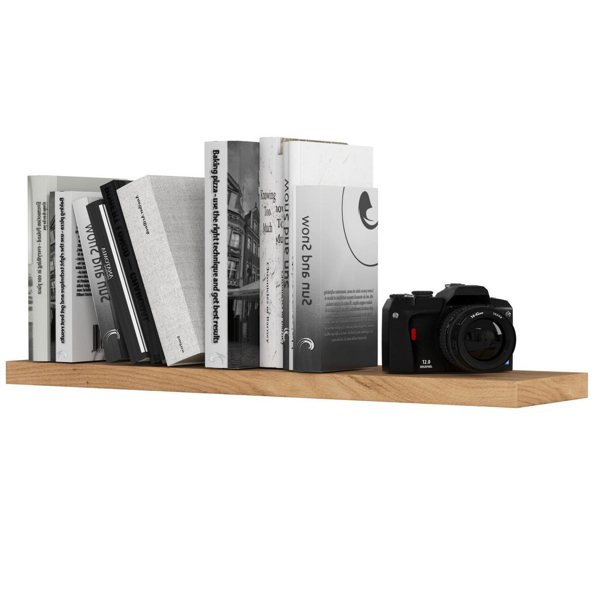 WANDREGAL Eiche Sonoma 3/80/20 - Sonoma Eiche, Holzwerkstoff (80/3/20cm) - RAUMHIRSCH FURNITURE