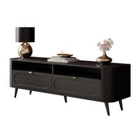 TV-SCHRANK SHADOW II 2S mit Schubladen - Schwarz, Holzwerkstoff (138/46/40cm) - Lookway