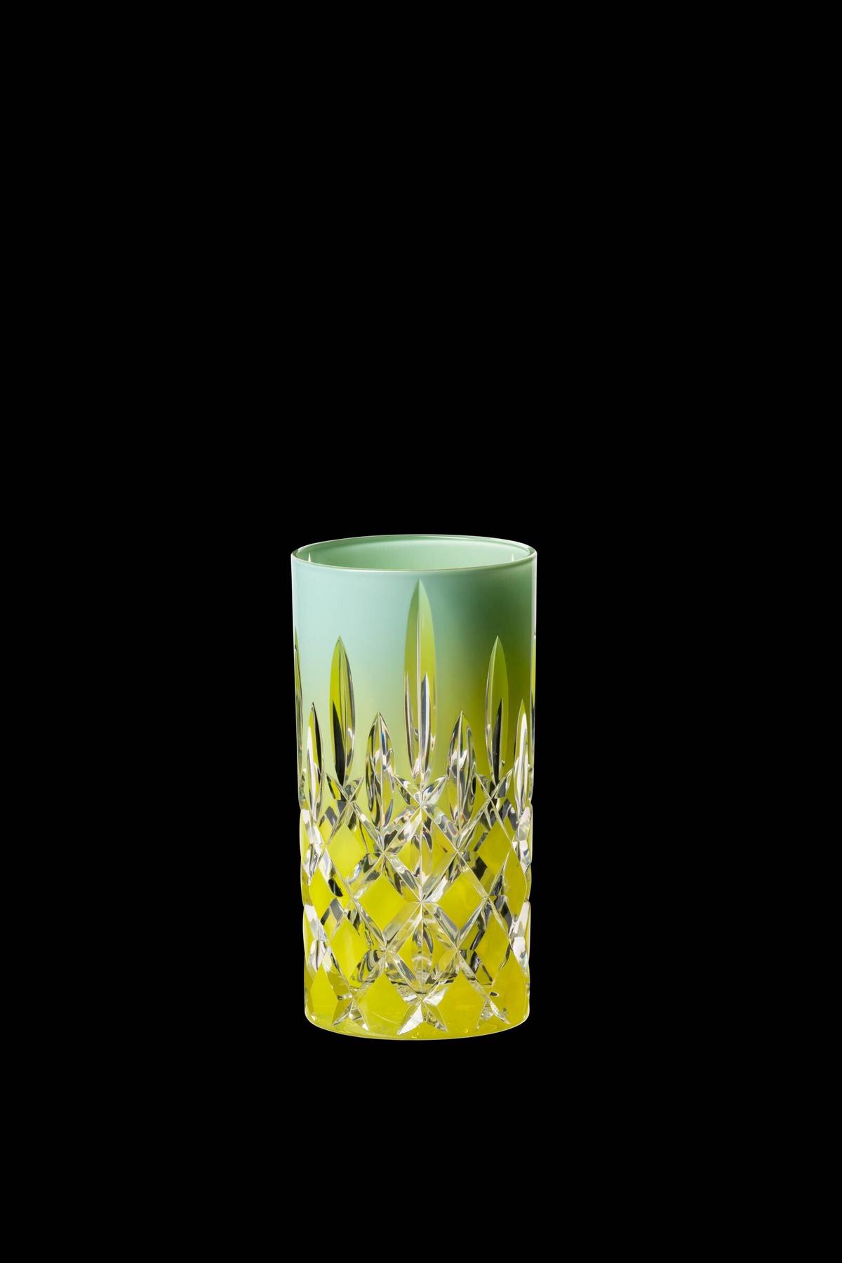 HIGHBALL LONGDRINKGLAS Laudon Türkis-Gelb 395 ml - Türkis/Gelb, Glas (0.395L) - Riedel