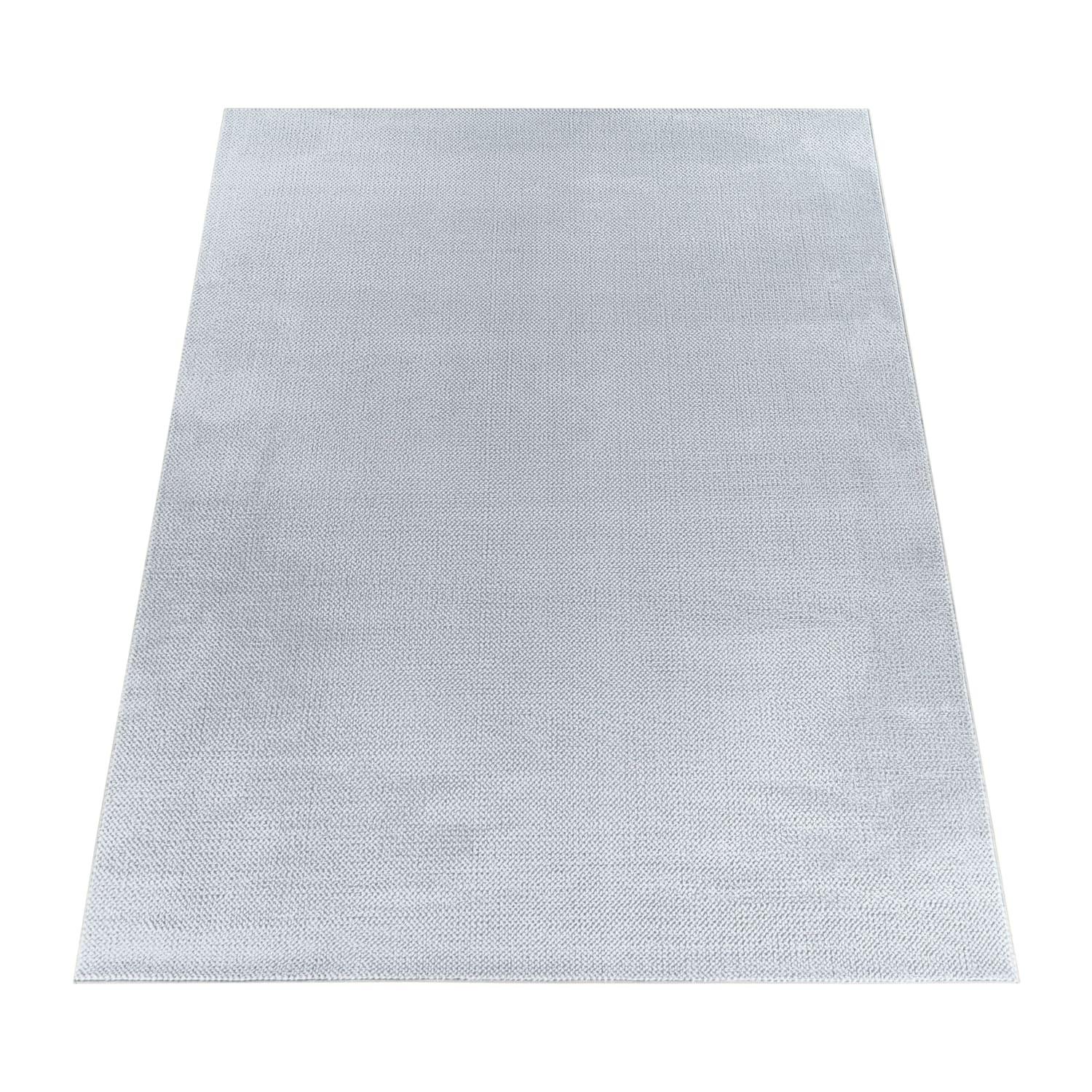 KURZFLORTEPPICH, einfarbig, Florhöhe 12 mm, Grau, 120 x 160 cm - Grau, Textil (160/120cm) - KADIMA DESIGN