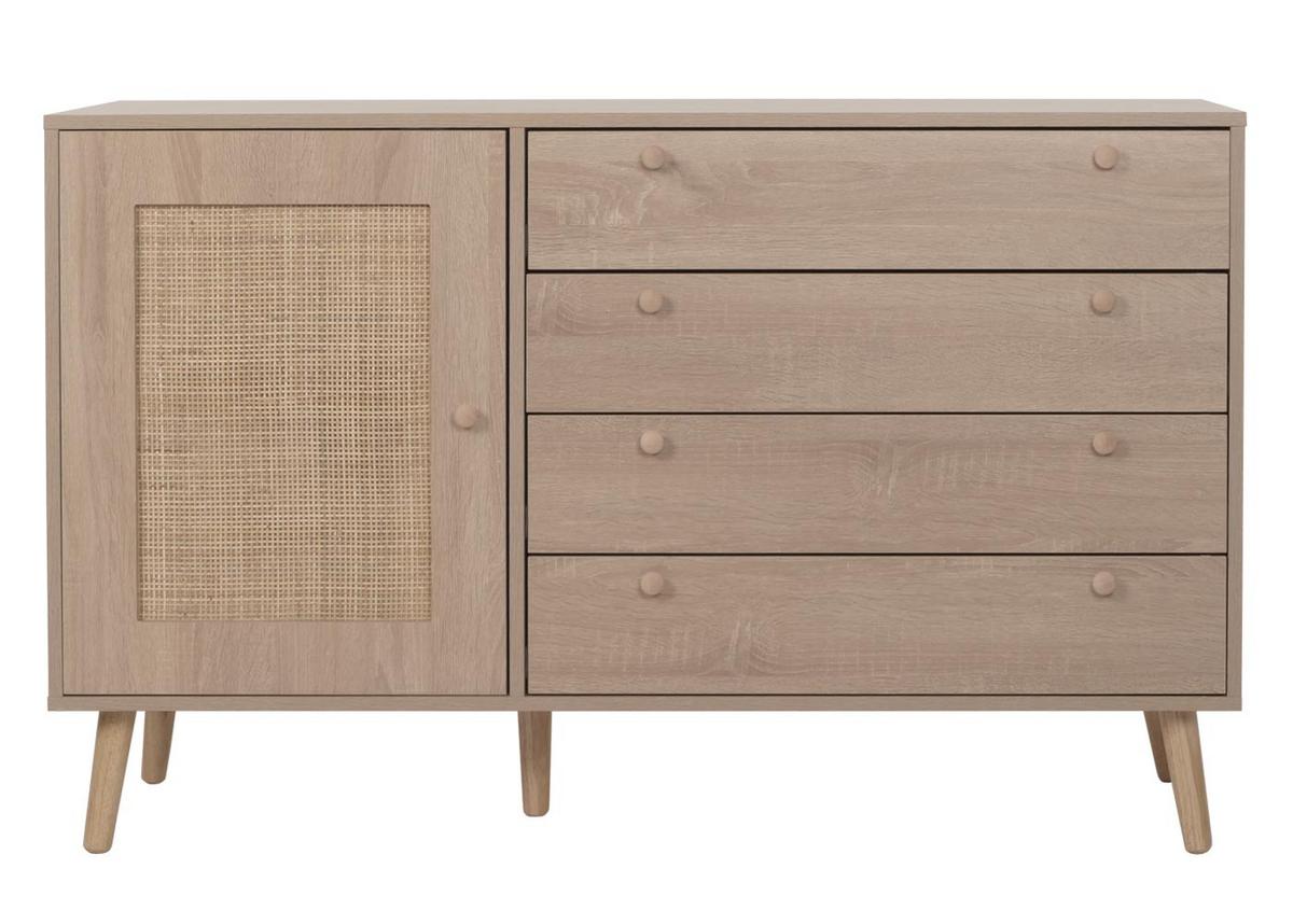SIDEBOARD Braun - Braun, Holz (120/77/38cm) - MCW