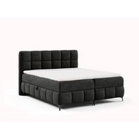 BOXBETT Sophie In Salvador - Schwarz, Holzwerkstoff/Textil (180/200cm) - Fun Möbel