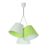 HÄNGELEUCHTE Grün 26/19 cm - Weiß/Grün, Kunststoff (26/0.8/19cm) - ONZENO