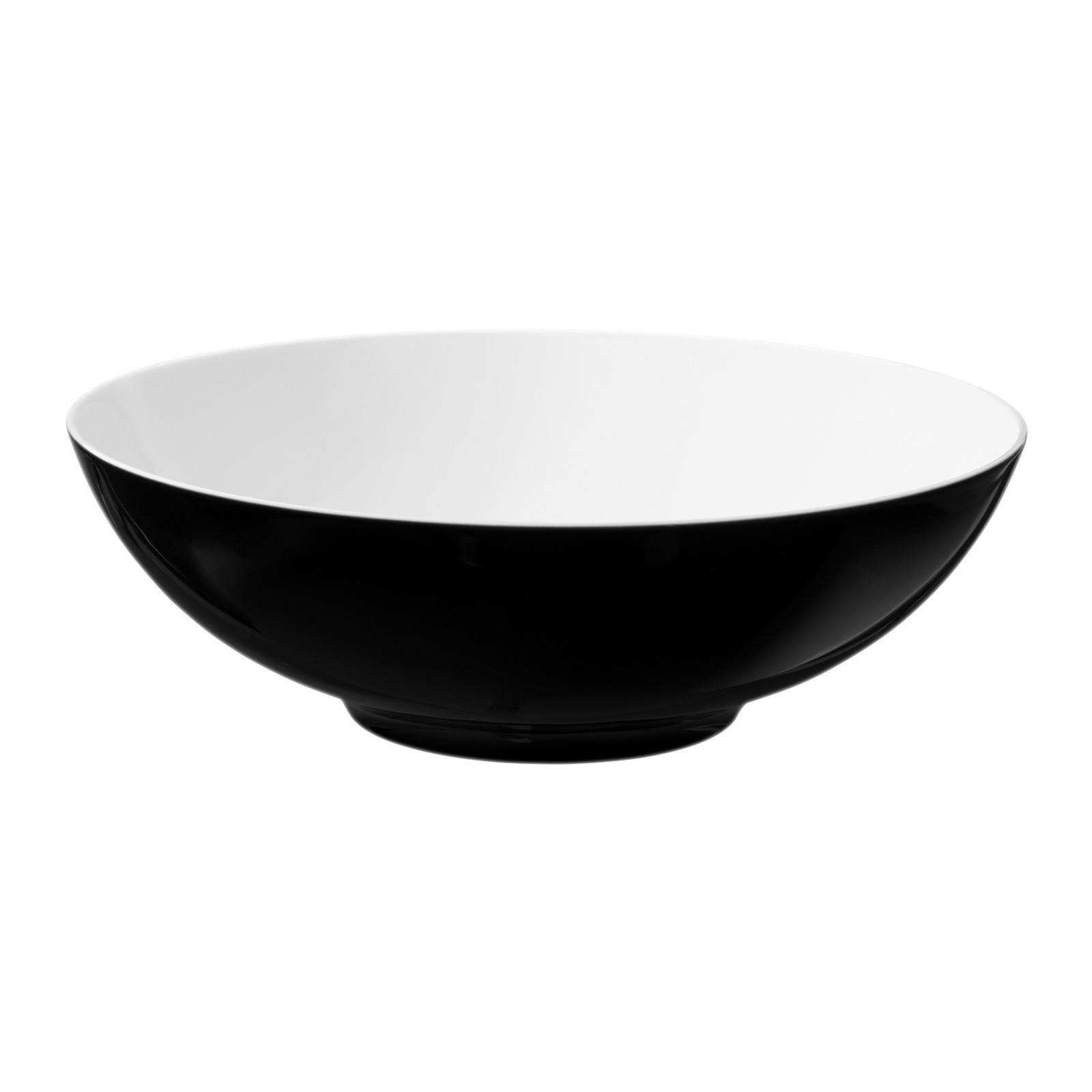 SCHÜSSEL Life Fashion Glamorous Black ø 30 cm - Schwarz, Keramik (30.3cm) - Seltmann Weiden