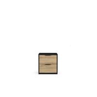 NACHTTISCHE Graphit Schwarz, Eiche Artisan 44/46/35 - Eiche Artisan, Holzwerkstoff (44/46/35cm) - RAUMHIRSCH FURNITURE