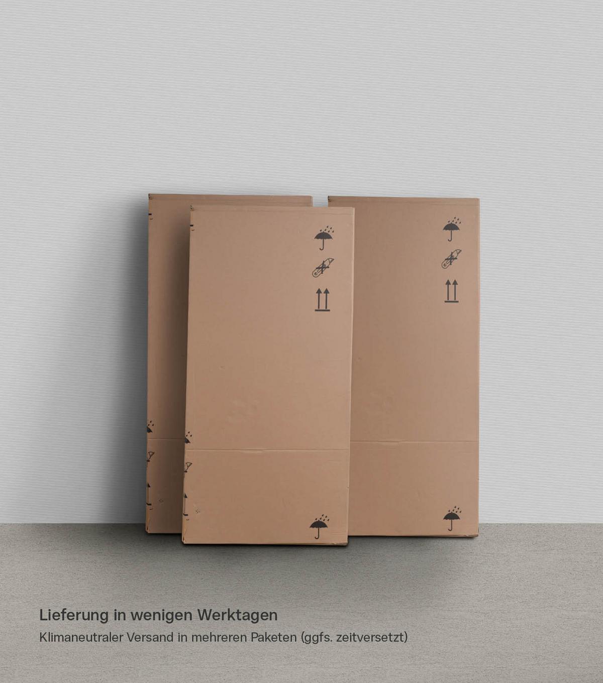 KLEIDERSCHRANK Der Kleiderheld - Anthrazit, Holzwerkstoff (80/180/51cm) - Mokebo