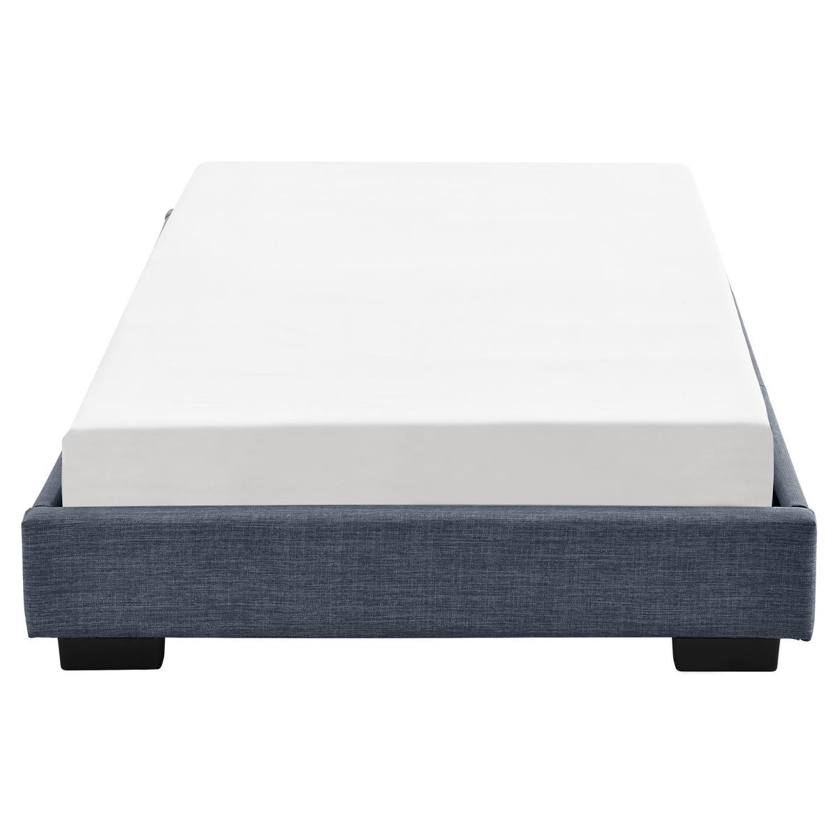 POLSTERBETT Solingen mit Matratze - Dunkelgrau, Textil (90/200cm) - Corium