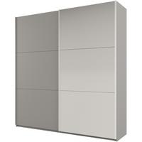 SCHWEBETÜRENSCHRANK Rossa mit 2 Türen und Spiegel, 225 cm, Platinfarben - Platinfarben, Holzwerkstoff (225/244/65cm) - Beautysofa