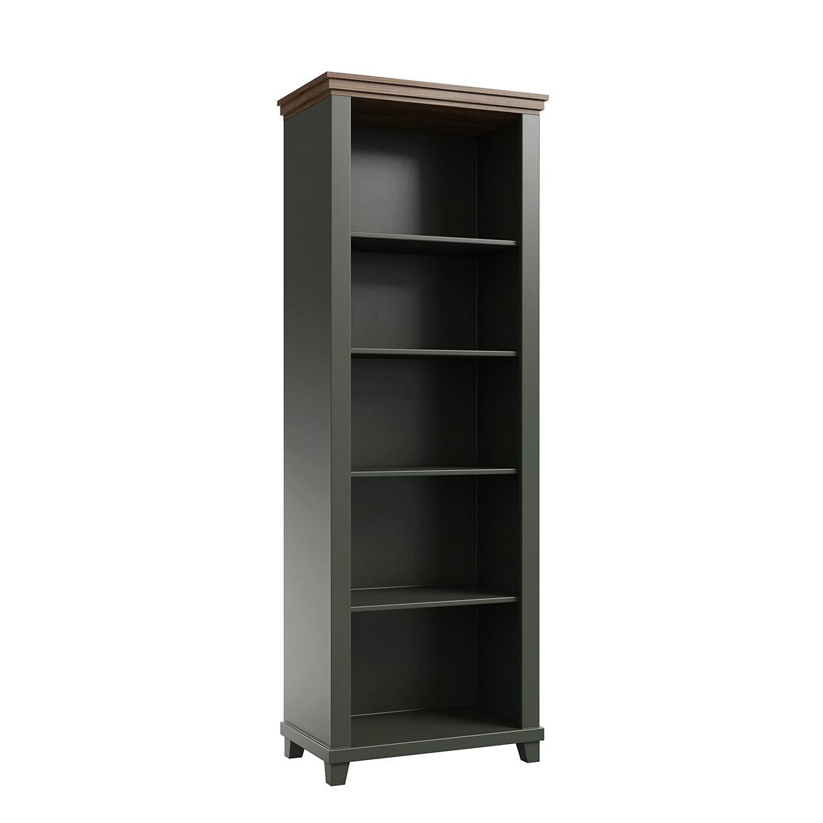 BÜCHERREGAL Martin Grün und Holz - Grün, Holzwerkstoff (71.2/200/42cm) - Petits-meubles