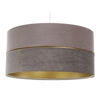 HÄNGELEUCHTE Gold 60/30 cm - Goldfarben/Braun, Kunststoff (60/1/30cm) - ONZENO