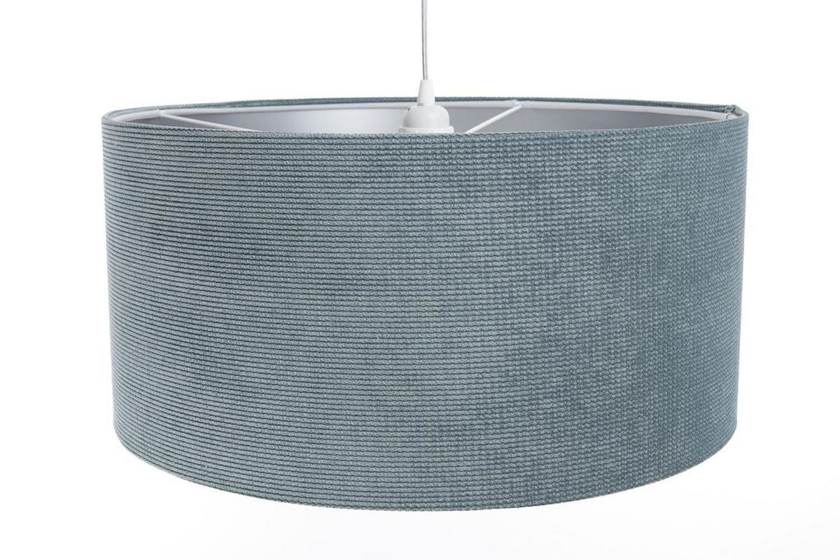 HÄNGELEUCHTE Blau 40/20 cm - Blau/Silberfarben, Kunststoff (40/0.4/20cm) - ONZENO