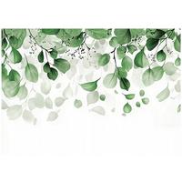 FOTOTAPETE Blätter Grün Natur Vlies Tapete Wohnzimmer Schlafzimmer 300x210 - Grün, Papier (300/210cm) - Wallarena