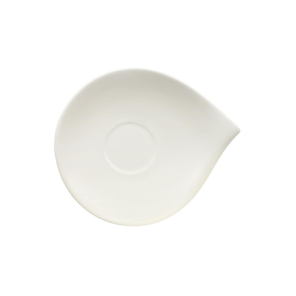 FRÜHSTÜCKSUNTERTASSE Flow weiß 21 x 18 cm - Weiß, Keramik (1cm) - Villeroy & Boch