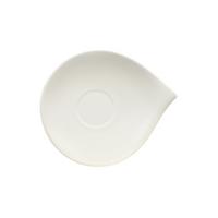 FRÜHSTÜCKSUNTERTASSE Flow weiß 21 x 18 cm - Weiß, Keramik (1cm) - Villeroy & Boch