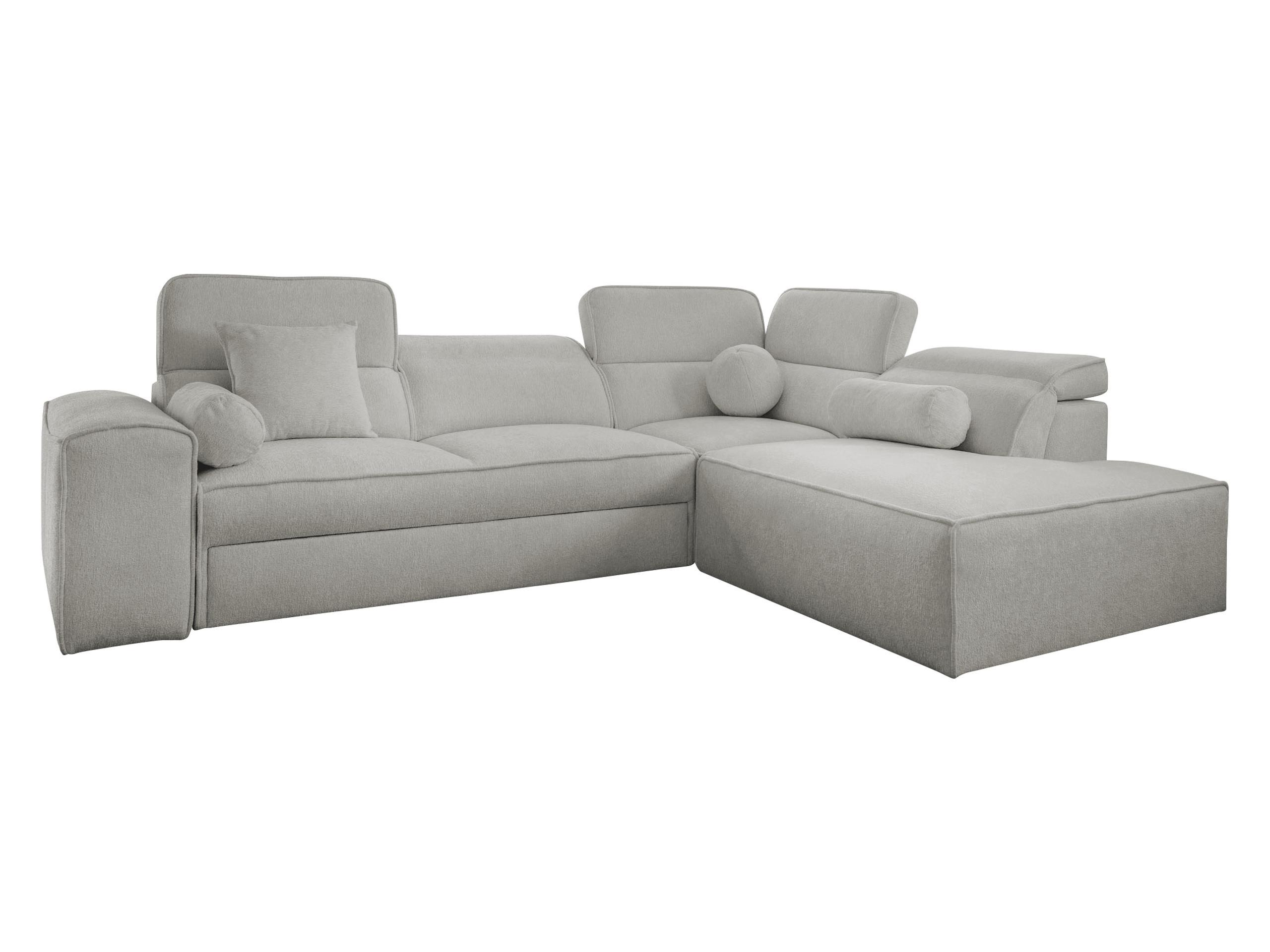 ECKSCHLAFSOFA Viveri VII, Seite: Rechts - Hellgrau, Holz/Textil (276/214cm) - MIRJAN24