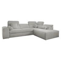 ECKSCHLAFSOFA Vito VII, Seite: Rechts - Hellgrau, Holz/Textil (276/214cm) - MIRJAN24