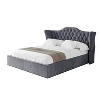 POLSTERBETT mit Bettkasten und Lattenrost, Boxbett ohne Matratze - ZORAN 140x200 Dunkelgrau - Dunkelgrau, Holzwerkstoff/Textil (140/200cm) - ALTDECOR