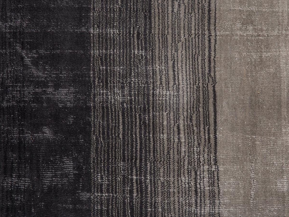 KURZFLOR-TEPPICH Ercis 200/200 cm - Schwarz, Naturmaterialien (200/200cm) - Beliani