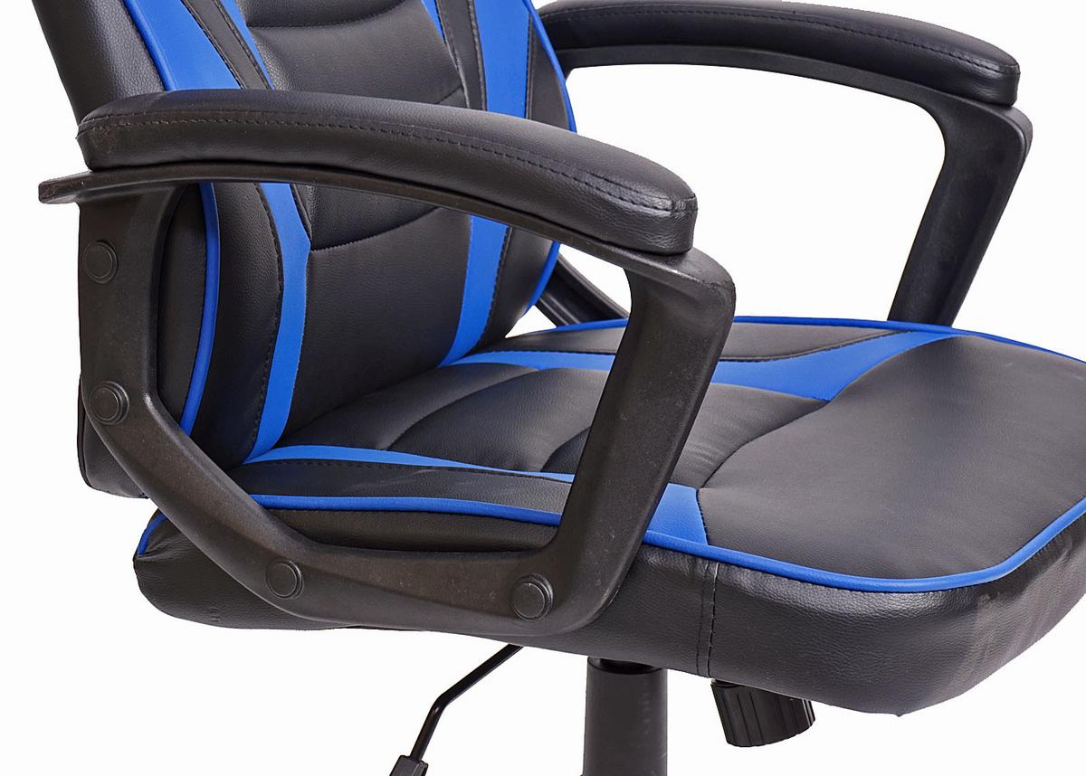 BÜROSTUHL Schwarz, Blau - Blau/Schwarz, Textil (63/119/64cm) - MCW