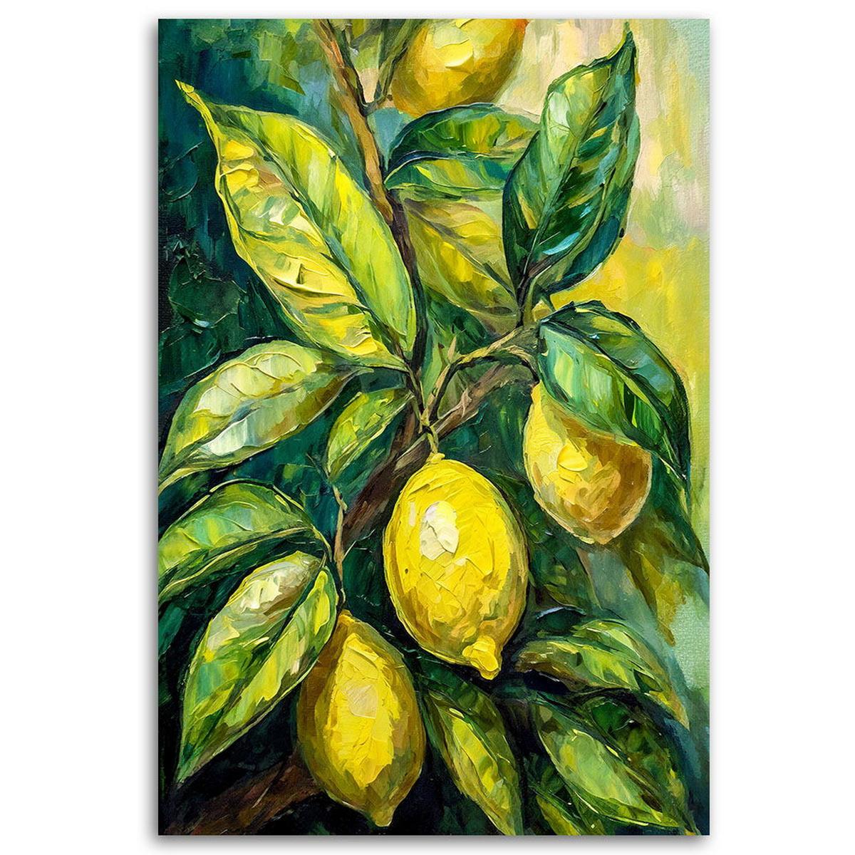 KUNSTDRUCK Grün 80/120 cm - Grün, Textil (80/120cm) - KUNSTLOFT