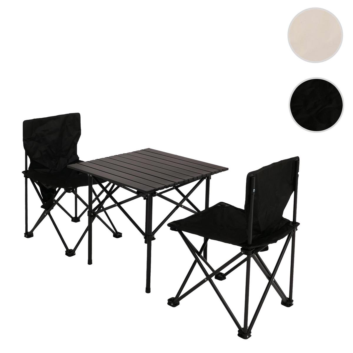 CAMPINGSET Schwarz - Schwarz, Metall - MCW