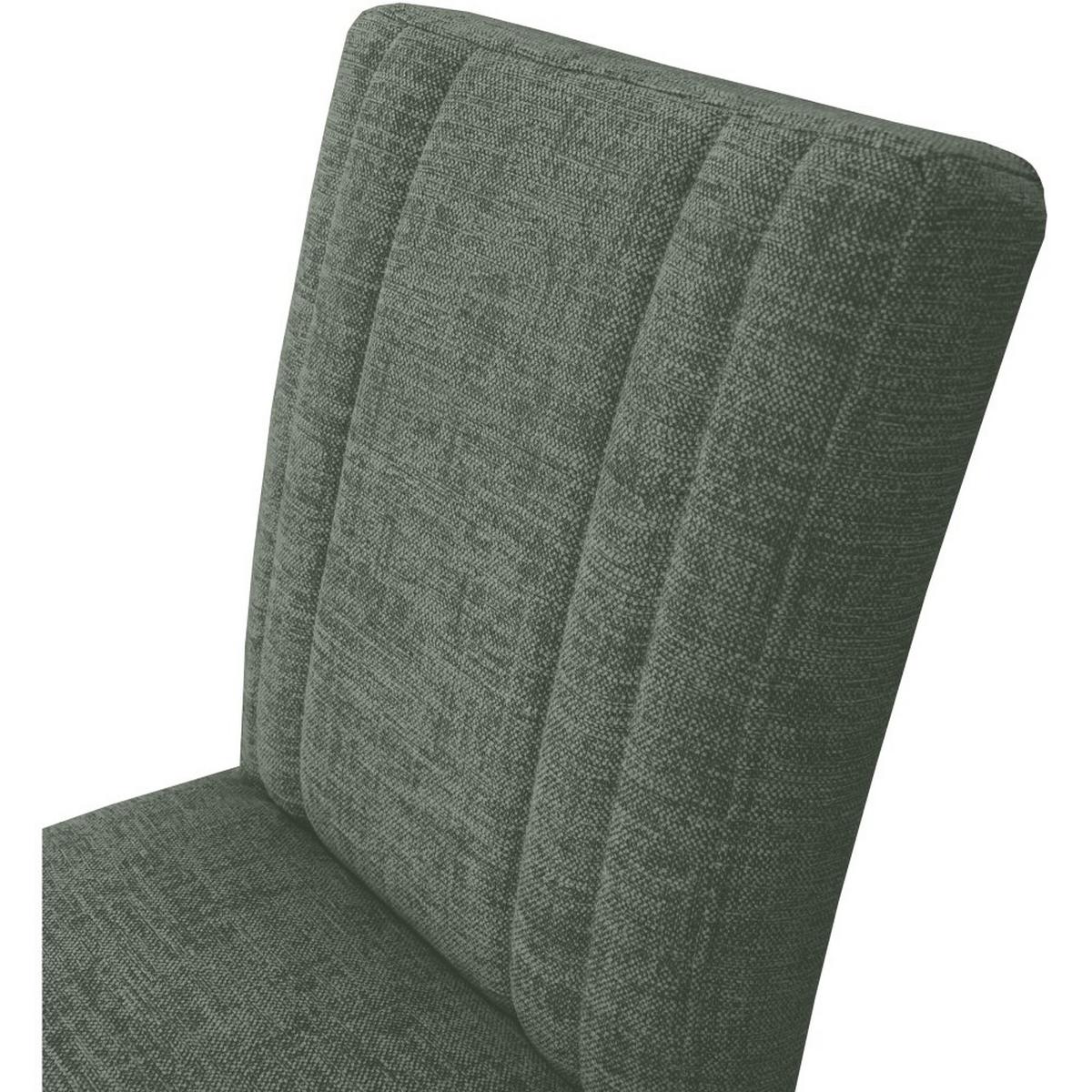 STUHL FREYA mit Buchenholzbeinen, Polsterstuhl, Dunkelgrün - Dunkelgrün/Buchefarben, Holz (47/94/42cm) - Beautysofa