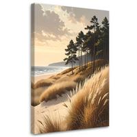 LEINWANDBILD Landschaften 20x30cm - Beige, Textil (20/30cm) - Feeby