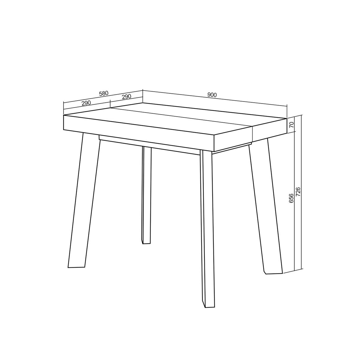 ESSTISCH ausziehbar 58 bis 302cm, für 14 Gäste, eiche, 58/90/73cm - Eichefarben, Holzwerkstoff (90/302/73cm) - Skraut Home