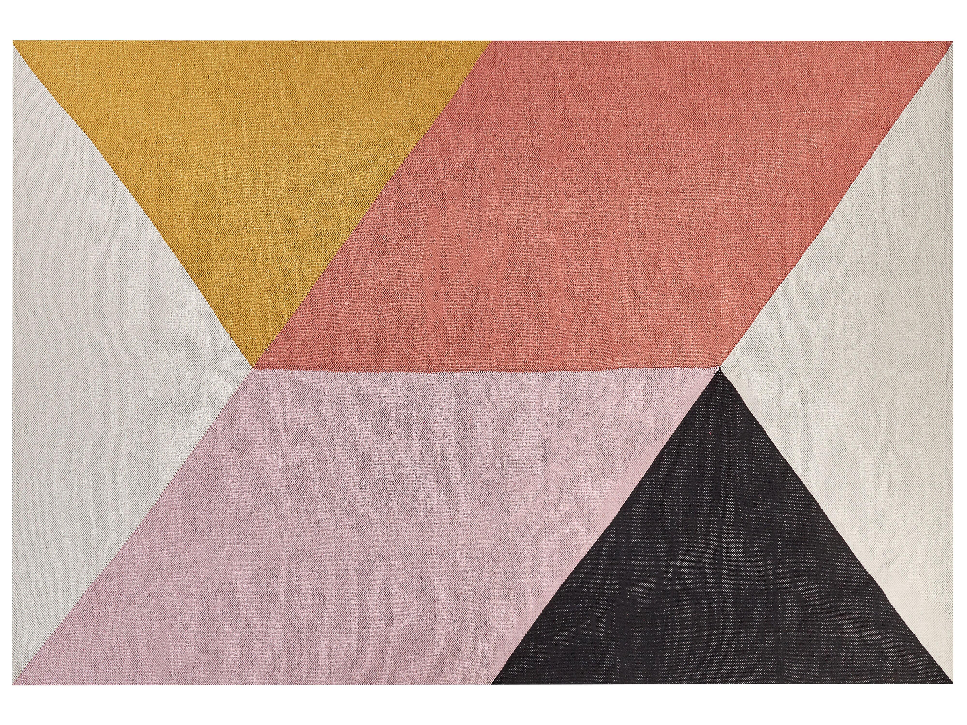 KURZFLOR-TEPPICH Nizip 230/160 cm - Multicolor, Textil (160/230cm) - Beliani