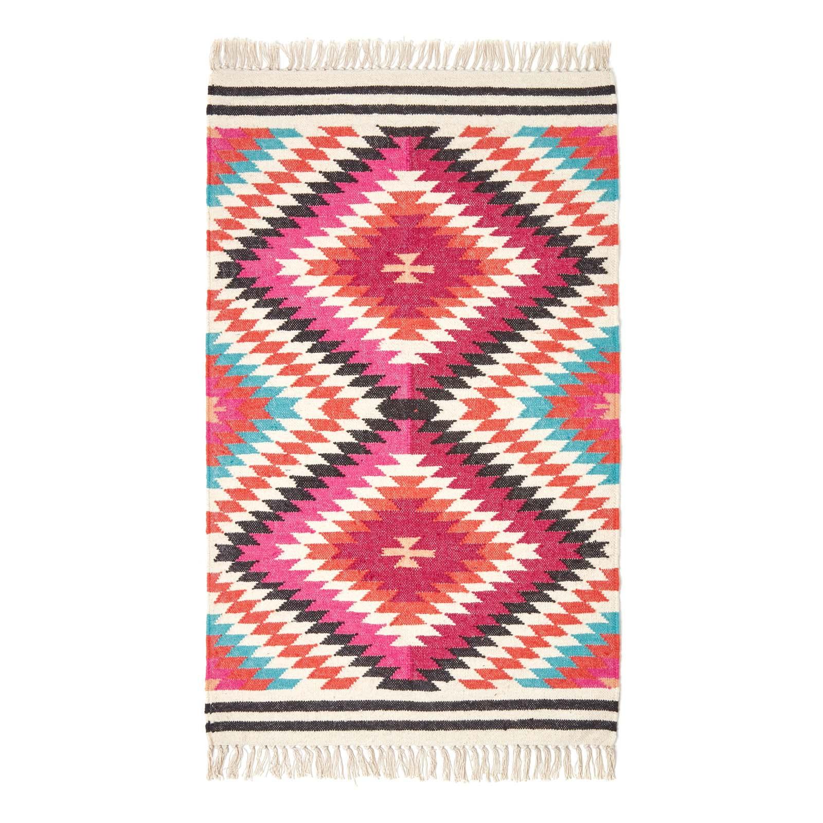 KELIM-TEPPICH Manila handgewebt 90/150 cm - Multicolor, Textil (90/150cm) - Homescapes