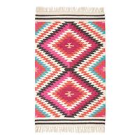 KELIM-TEPPICH Manila handgewebt 90/150 cm - Multicolor, Textil (90/150cm) - Homescapes