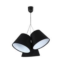 HÄNGELEUCHTE Schwarz 26/19 cm - Weiß, Kunststoff (26/0.8/19cm) - ONZENO