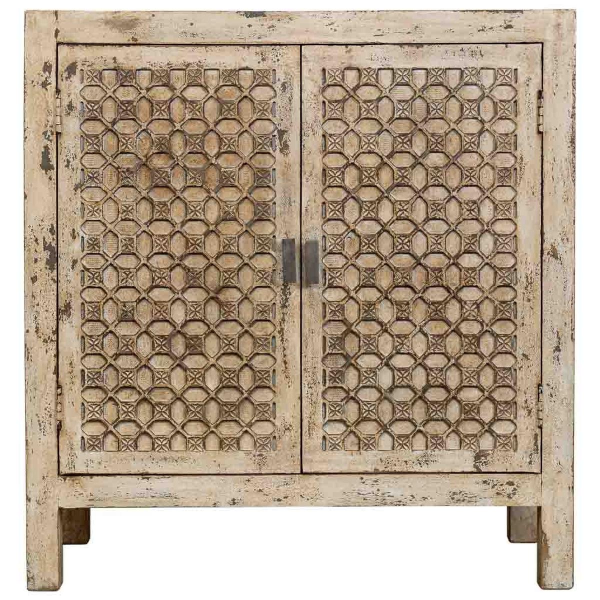 KOMMODE aus holz 85x40x90cm - Grau, Holz (85/90/40cm) - Wanderlust