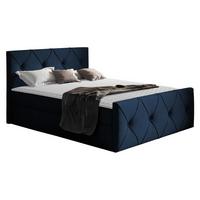 BOXBETT Crystal Lux - H3 - Dunkelblau, Holz (160/200cm) - MIRJAN24