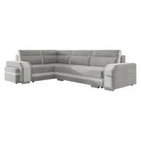 ECKSOFA Assan, Seite: Links - Chromfarben/Hellgrau, Holz/Kunststoff (305/205cm) - MIRJAN24