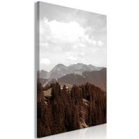 KUNSTDRUCK Schwarz-Weiß 40/60 cm - Schwarz/Braun, Textil (40/60cm) - KUNSTLOFT