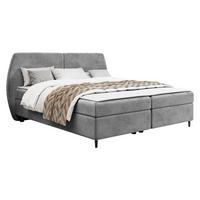 BOXBETT Madryt - H3 - Schwarz/Grau, Holz/Holzwerkstoff (160/200cm) - MIRJAN24