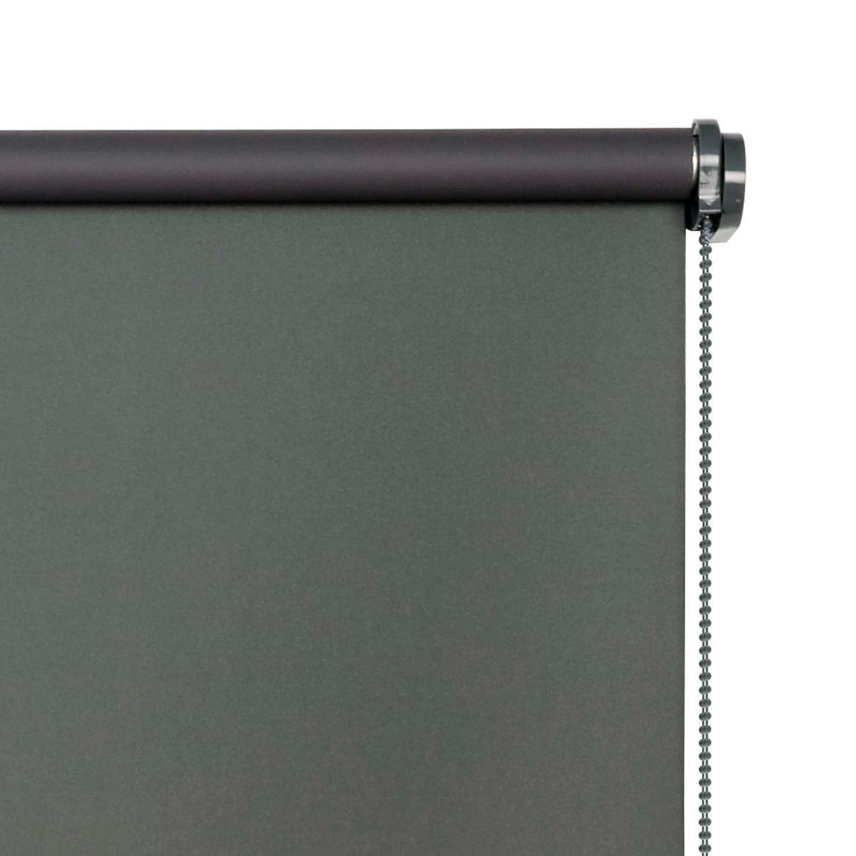 VERDUNKELUNGSROLLO Dunkelgrau 100x180 cm - Grau, Kunststoff (100/180cm) - STORESDECO
