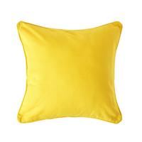 KISSENHÜLLE gelb 45/45 cm, 100% Baumwolle - Gelb, Textil (45/45cm) - Homescapes