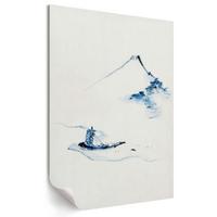 POSTER - 21x29 cm - Hokusai - Mann in einem Boot - Weiß, Textil (21/29.7/0.1cm) - TULUP
