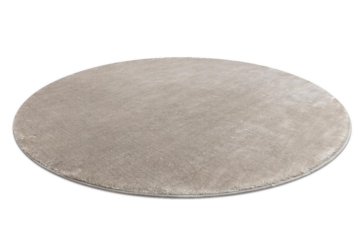 TEPPICH Visco 160 cm - Silberfarben, Textil (160/160cm) - rugsX