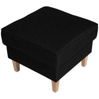 HOCKER Karlen Bezug Flachgewebe Buche natur / schwarz - Buchefarben/Schwarz, Kunststoff (53/45/53cm) - 58aufmkessel