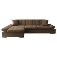 ECKSOFA Montana, Seite: Links - Nussbaumfarben, Holz/Textil (278/161cm) - MIRJAN24