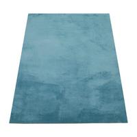 KURZFLORTEPPICH, einfarbig, Türkis, 60 x 100 cm - Blau, Textil (100/60cm) - KADIMA DESIGN