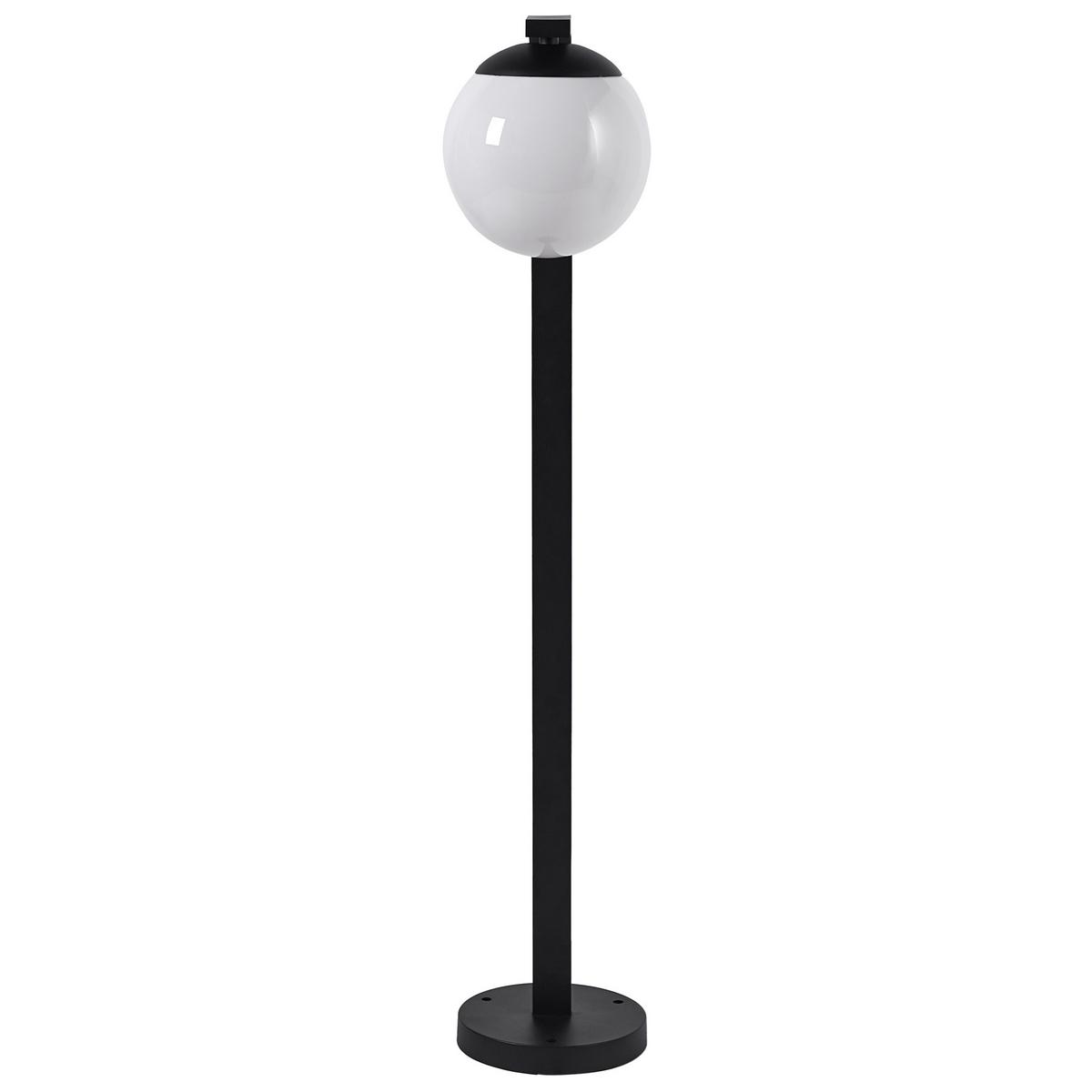 POLLERLEUCHTE Schwarz Kulsi - Schwarz, Metall (20/30/105cm) - Beliani