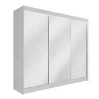 KLEIDERSCHRANK AMOHA mit LED - 250 cm - Weiß - Weiß, Holzwerkstoff (250/215/61cm) - ALTDECOR