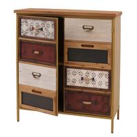 APOTHEKERKOMMODE Multicolor - Multicolor, Metall (80/94/35cm) - MCW