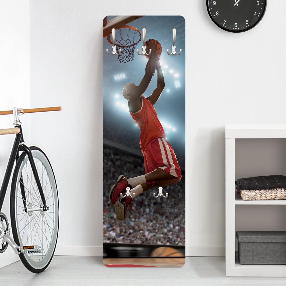 WANDGARDEROBE - Dunkin 34/105 cm - Multicolor, Holzwerkstoff (34/105/1.6cm) - Bilderwelten