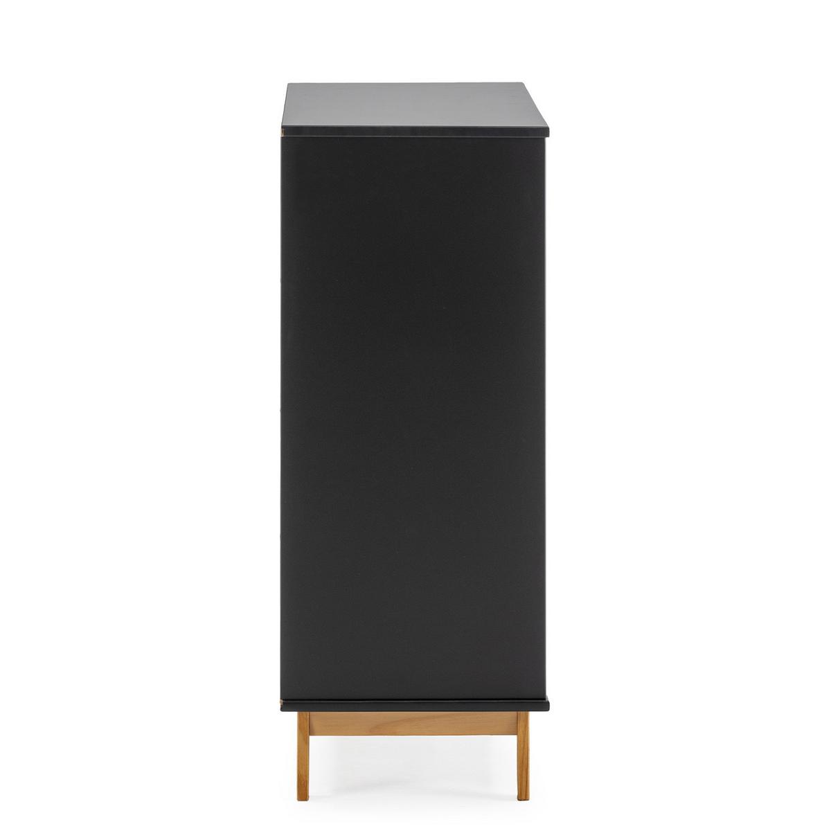 KOMMODE 80/89/35 Miranda Anthrazit - Anthrazit, Holz (80/89/35cm)